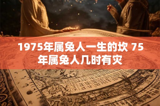 1975年属兔人一生的坎 75年属兔人几时有灾