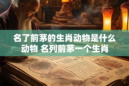 名了前茅的生肖动物是什么动物 名列前茅一个生肖