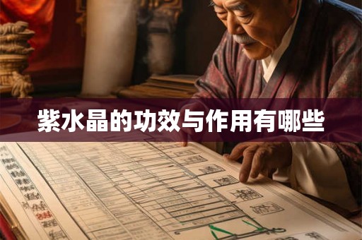 紫水晶的功效与作用有哪些