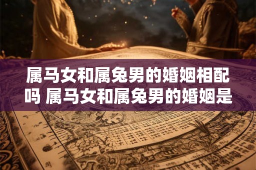属马女和属兔男的婚姻相配吗 属马女和属兔男的婚姻是否适合 属马女和属兔男的婚姻相配吗 属马女和属兔男的婚姻是否适合