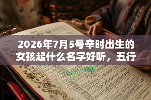 2026年7月5号辛时出生的女孩起什么名字好听,五行是什么? 2026年7月5号辛时出生的女孩起什么名字好听,五行是什么?