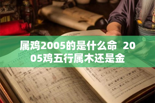 属鸡2005的是什么命  2005鸡五行属木还是金