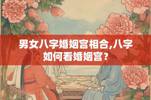 男女八字婚姻宫相合,八字如何看婚姻宫? 男女八字婚姻宫相合,八字如何看婚姻宫?