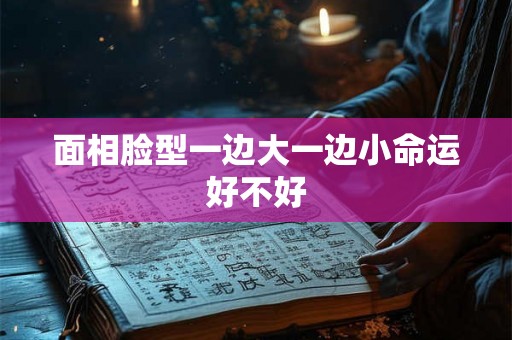 面相脸型一边大一边小命运好不好