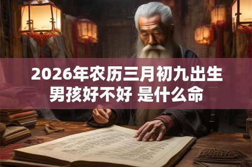 2026年农历三月初九出生男孩好不好 是什么命 2026年农历三月初九出生男孩好不好 是什么命
