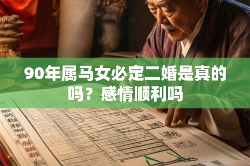 90年属马女必定二婚是真的吗？感情顺利吗