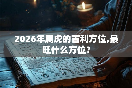 2026年属虎的吉利方位,最旺什么方位？