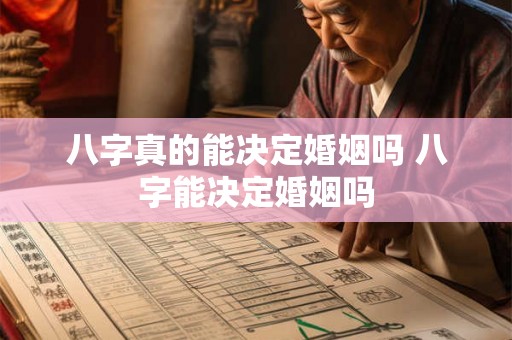 八字真的能决定婚姻吗 八字能决定婚姻吗