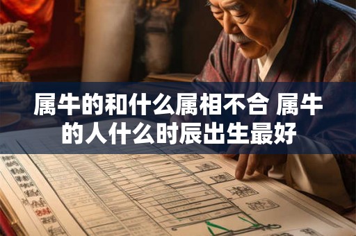 属牛的和什么属相不合 属牛的人什么时辰出生最好