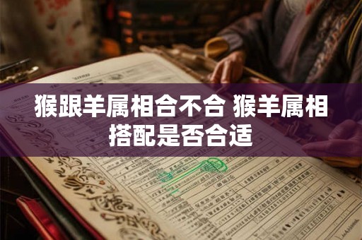 猴跟羊属相合不合 猴羊属相搭配是否合适