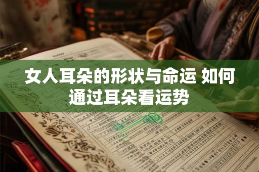 女人耳朵的形状与命运 如何通过耳朵看运势 女人耳朵的形状与命运 如何通过耳朵看运势