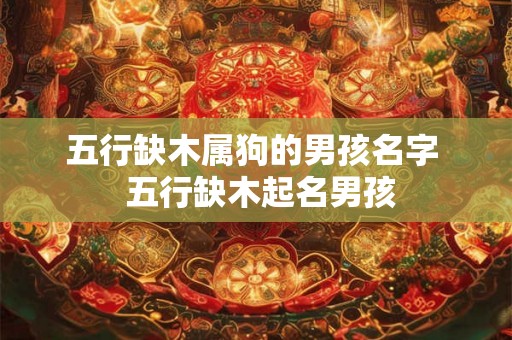 五行缺木属狗的男孩名字  五行缺木起名男孩