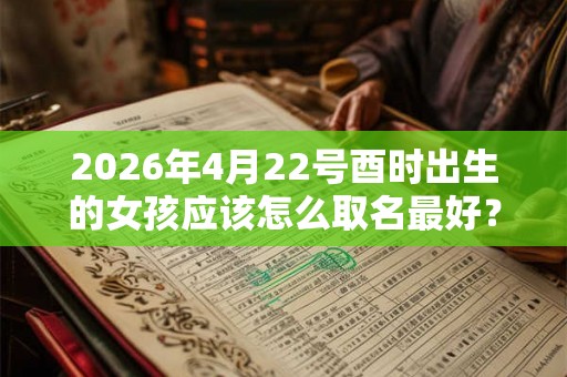 2026年4月22号酉时出生的女孩应该怎么取名最好？