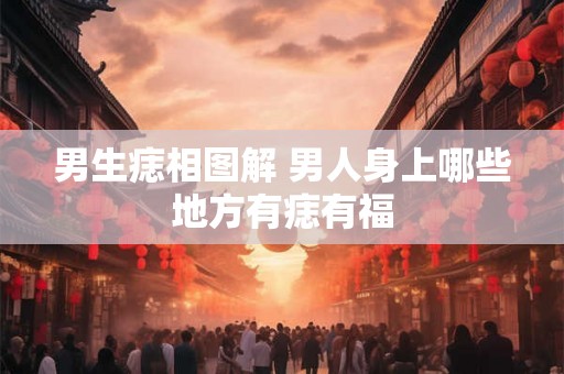 男生痣相图解 男人身上哪些地方有痣有福