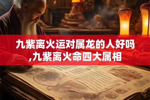 九紫离火运对属龙的人好吗,九紫离火命四大属相