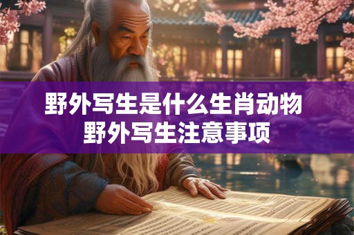 野外写生是什么生肖动物 野外写生注意事项 野外写生是什么生肖动物 野外写生注意事项