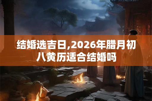 结婚选吉日,2026年腊月初八黄历适合结婚吗