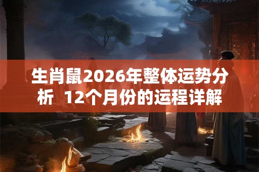 生肖鼠2026年整体运势分析  12个月份的运程详解
