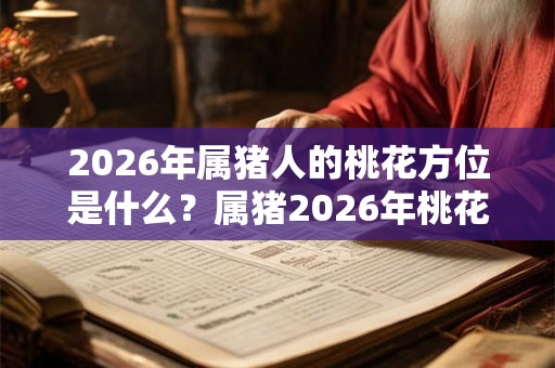 2026年属猪人的桃花方位是什么？属猪2026年桃花运势如何？