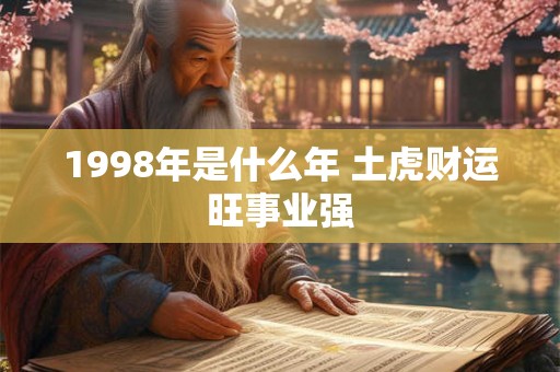 1998年是什么年 土虎财运旺事业强