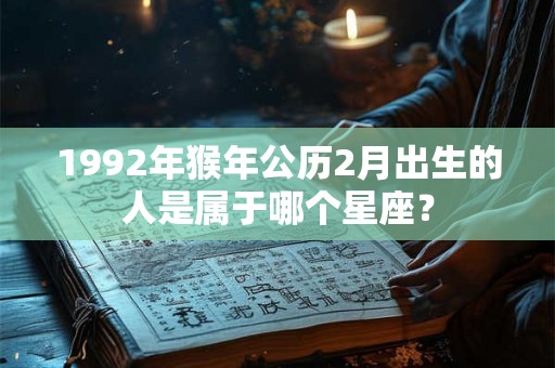 1992年猴年公历2月出生的人是属于哪个星座？