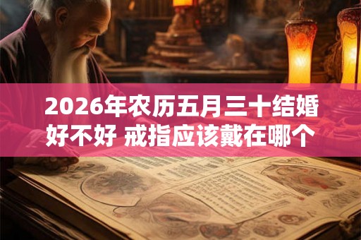 2026年农历五月三十结婚好不好 戒指应该戴在哪个手上 2026年农历五月三十结婚好不好 戒指应该戴在哪个手上
