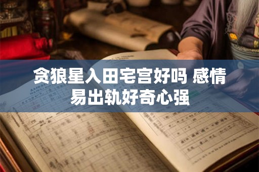 贪狼星入田宅宫好吗 感情易出轨好奇心强