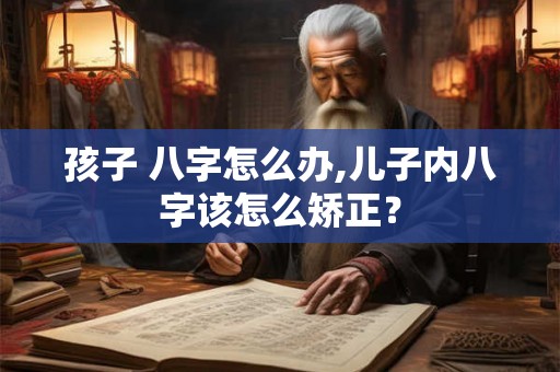 孩子 八字怎么办,儿子内八字该怎么矫正？