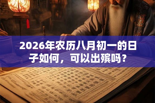 2026年农历八月初一的日子如何，可以出殡吗？