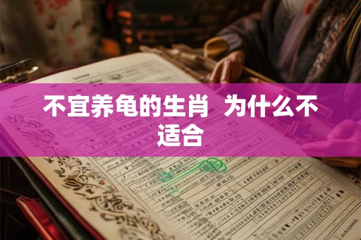 不宜养龟的生肖  为什么不适合