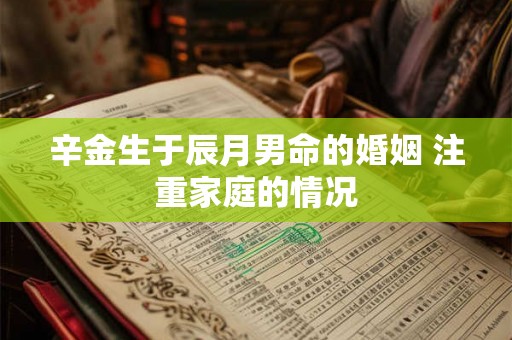辛金生于辰月男命的婚姻 注重家庭的情况