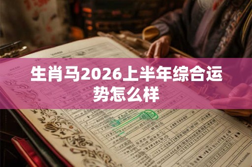 生肖马2026上半年综合运势怎么样