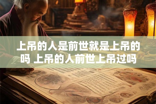 上吊的人是前世就是上吊的吗 上吊的人前世上吊过吗 上吊的人是前世就是上吊的吗 上吊的人前世上吊过吗