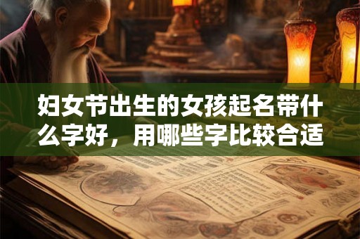 妇女节出生的女孩起名带什么字好，用哪些字比较合适