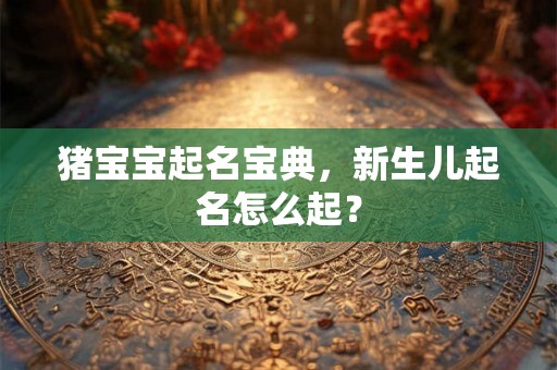 猪宝宝起名宝典，新生儿起名怎么起？
