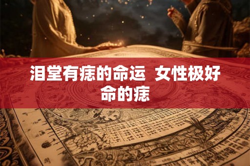 泪堂有痣的命运  女性极好命的痣