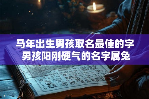 马年出生男孩取名最佳的字 男孩阳刚硬气的名字属兔 马年出生男孩取名最佳的字 男孩阳刚硬气的名字属兔