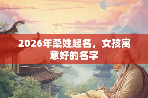 2026年桑姓起名,女孩寓意好的名字 2026年桑姓起名,女孩寓意好的名字