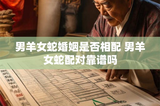 男羊女蛇婚姻是否相配 男羊女蛇配对靠谱吗