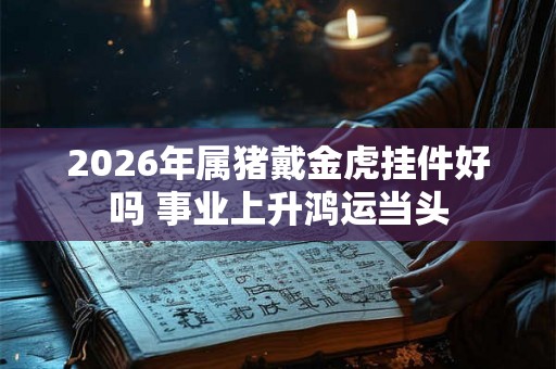 2026年属猪戴金虎挂件好吗 事业上升鸿运当头