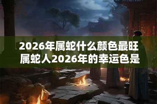 2026年属蛇什么颜色最旺 属蛇人2026年的幸运色是什么