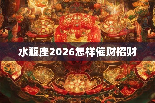 水瓶座2026怎样催财招财