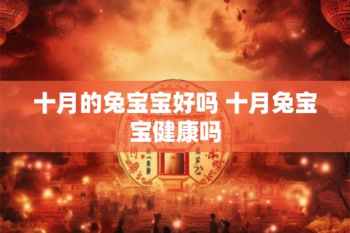 十月的兔宝宝好吗 十月兔宝宝健康吗