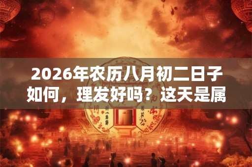 2026年农历八月初二日子如何，理发好吗？这天是属于吉日吗？