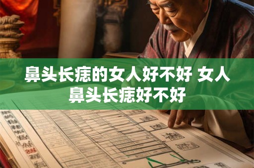 鼻头长痣的女人好不好 女人鼻头长痣好不好 鼻头长痣的女人好不好 女人鼻头长痣好不好