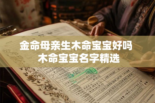 金命母亲生木命宝宝好吗  木命宝宝名字精选