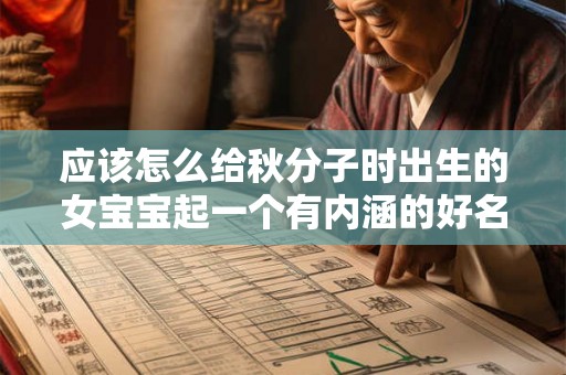 应该怎么给秋分子时出生的女宝宝起一个有内涵的好名字 应该怎么给秋分子时出生的女宝宝起一个有内涵的好名字
