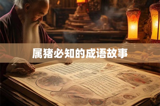 属猪必知的成语故事