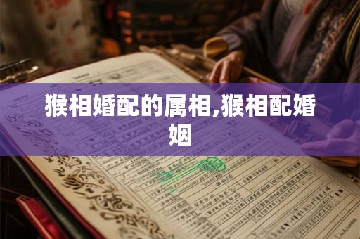 猴相婚配的属相,猴相配婚姻
