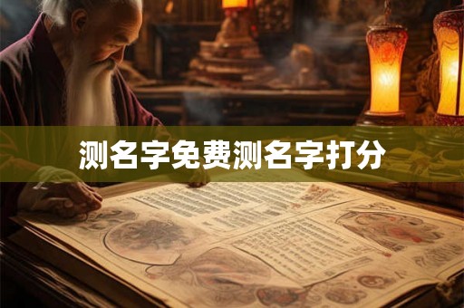测名字免费测名字打分
